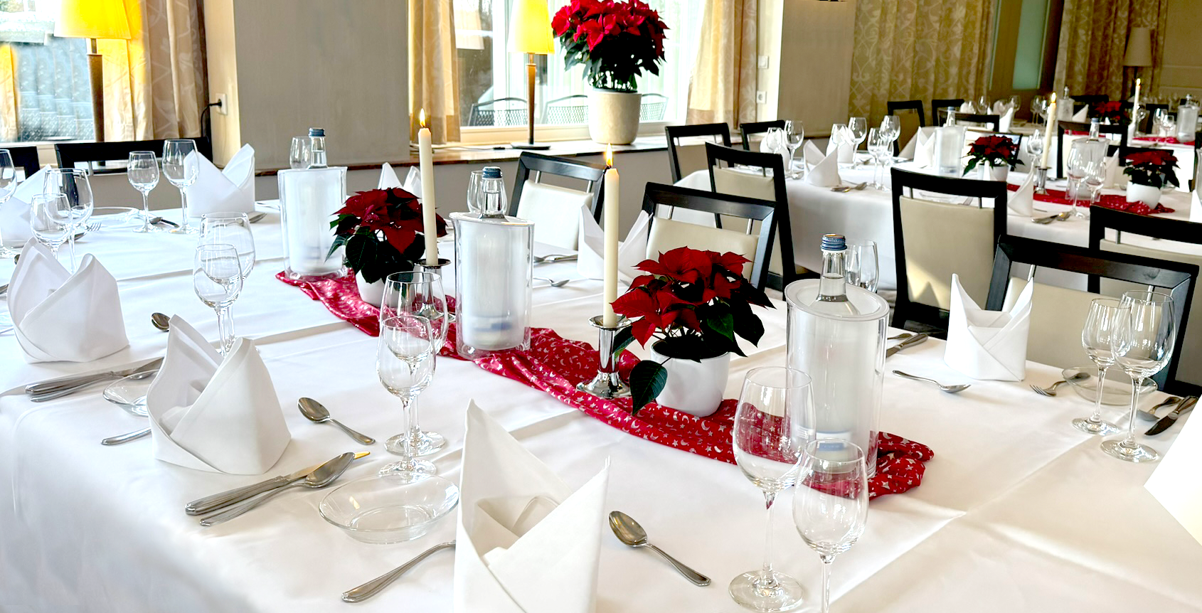 Echte Stoffservietten gehören zum Grundinventar