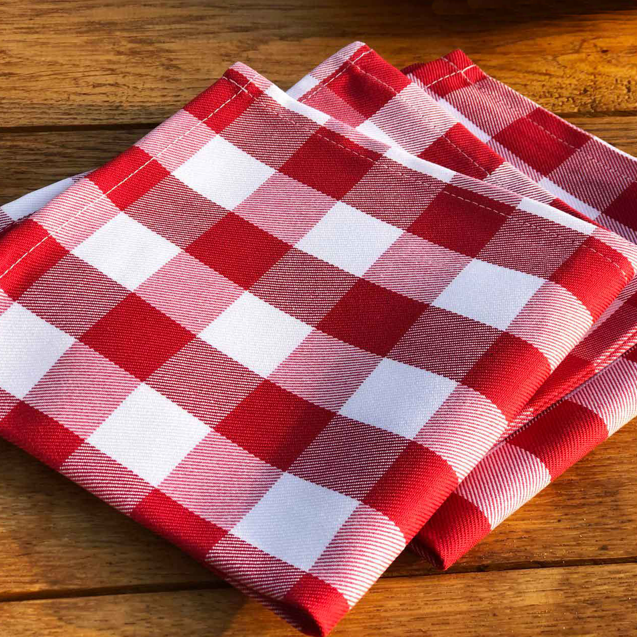 Cocktail napkin-checked 30x30