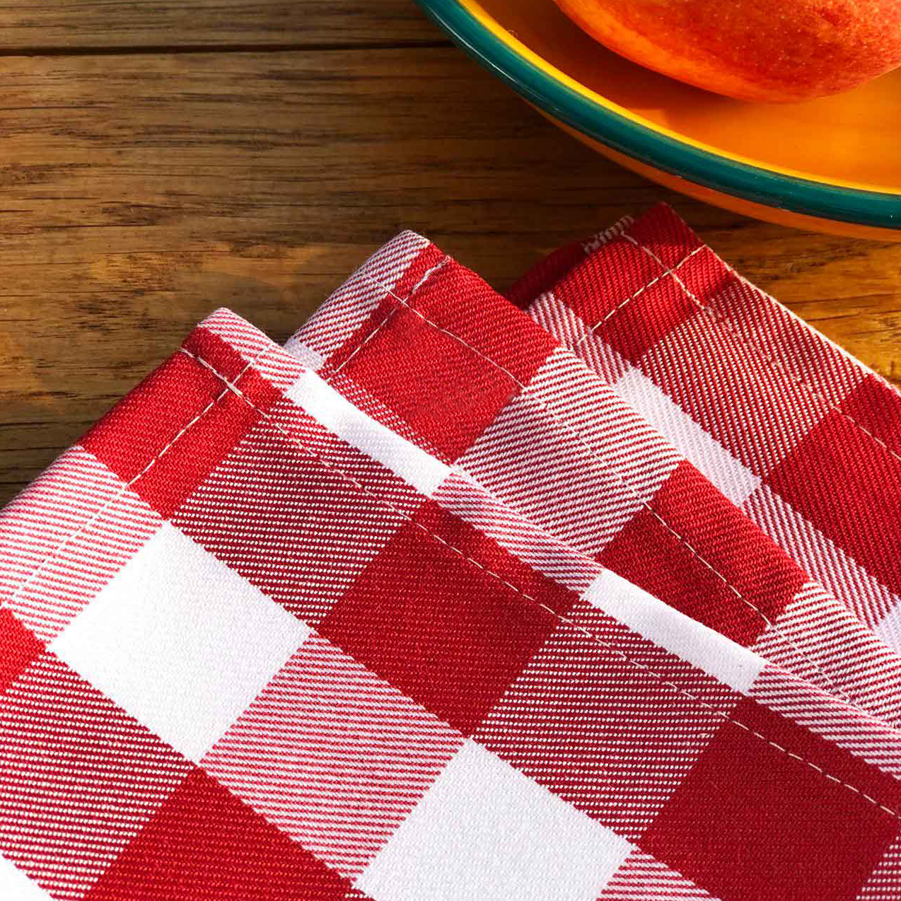 Cocktail napkin-checked 30x30